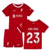 Maillot de Supporter Liverpool 2023-24 Luis Diaz 23 Domicile Pour Enfant